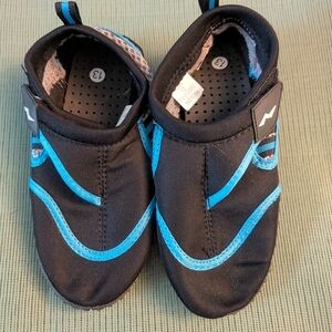 Kids Black and Blue Water Shoes